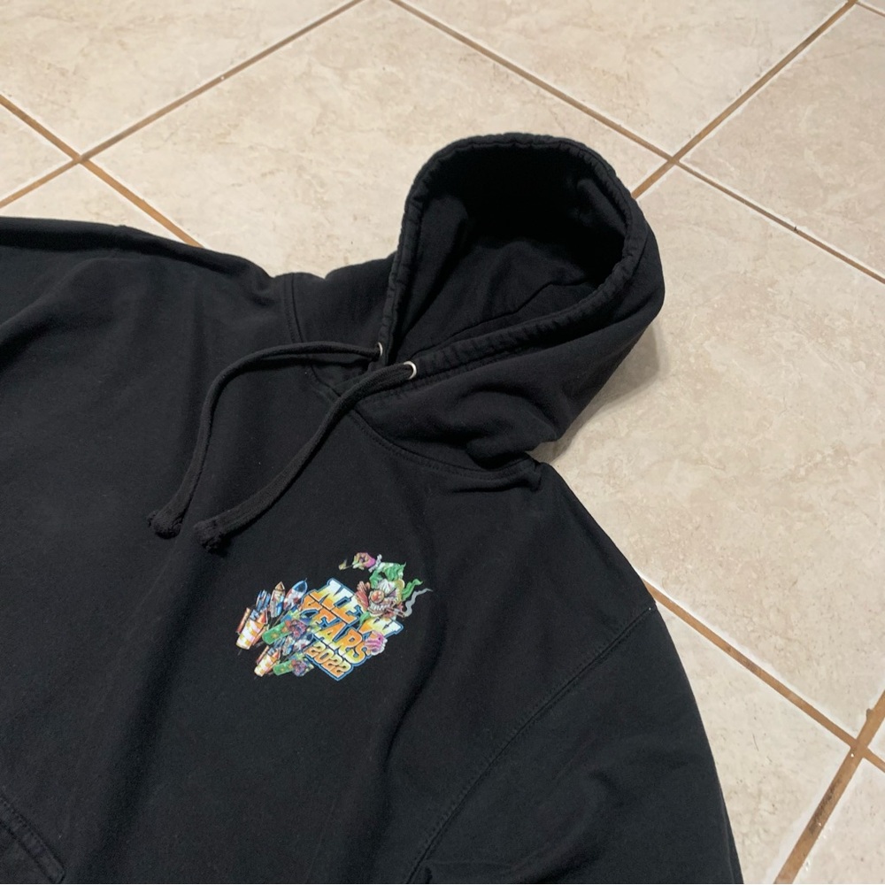 Glamis Sand Dunes New Years 2022 Heavy Weight Hoodie Adult Size Large Black